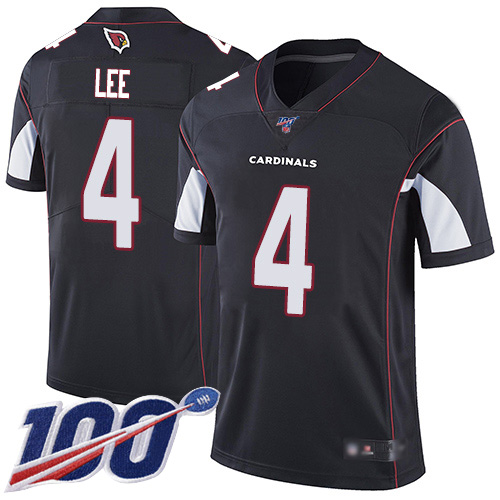 Arizona Cardinals Limited Black Men Andy Lee Alternate Jersey NFL Football #4 100th Season Vapor Untouchable->nfl t-shirts->Sports Accessory